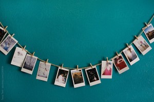 hanging photos